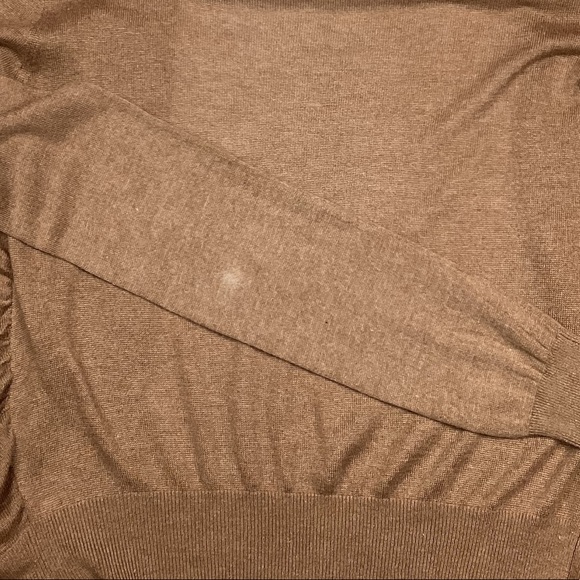 Vintage Cardigan Camel Button Up V-Neck - Picture 7 of 7